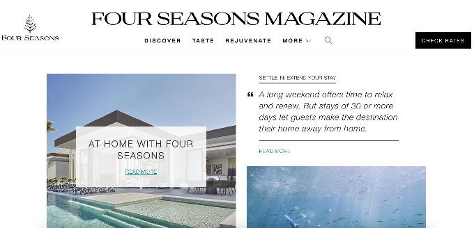Four Seasons Magazine｜Four Seasons Hotels & Resorts
